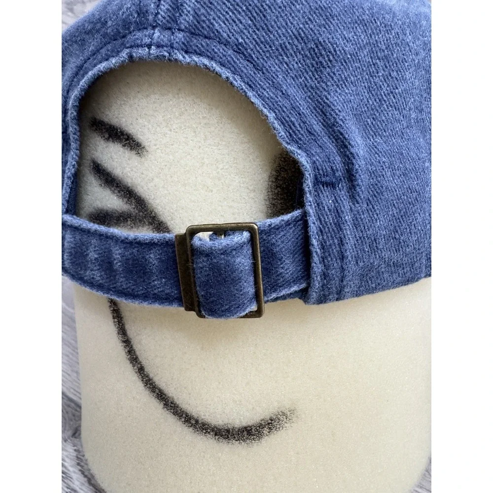 Christan Jesus Cross Church Religious Ball Cap Hat Embroidered One Size Navy NEW
